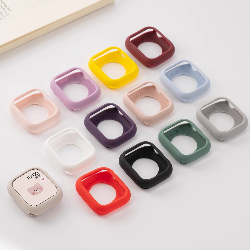 Smartwatch Band Accessories - Apple Watch 11-10 용 실리콘 케이스