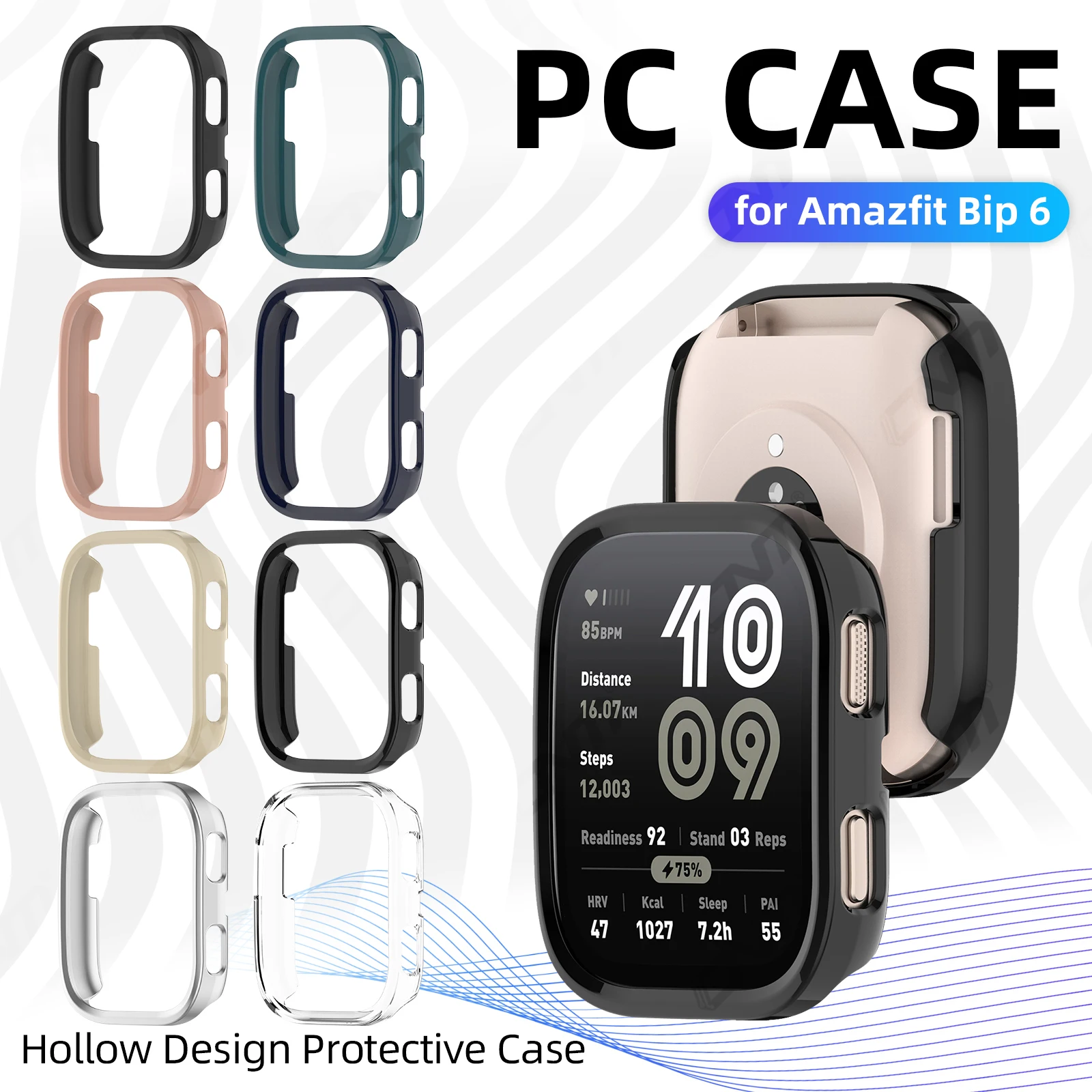 Amazfit Smartwatch Accessories - Amazfit BIP 6용 PC 하드 케이스,