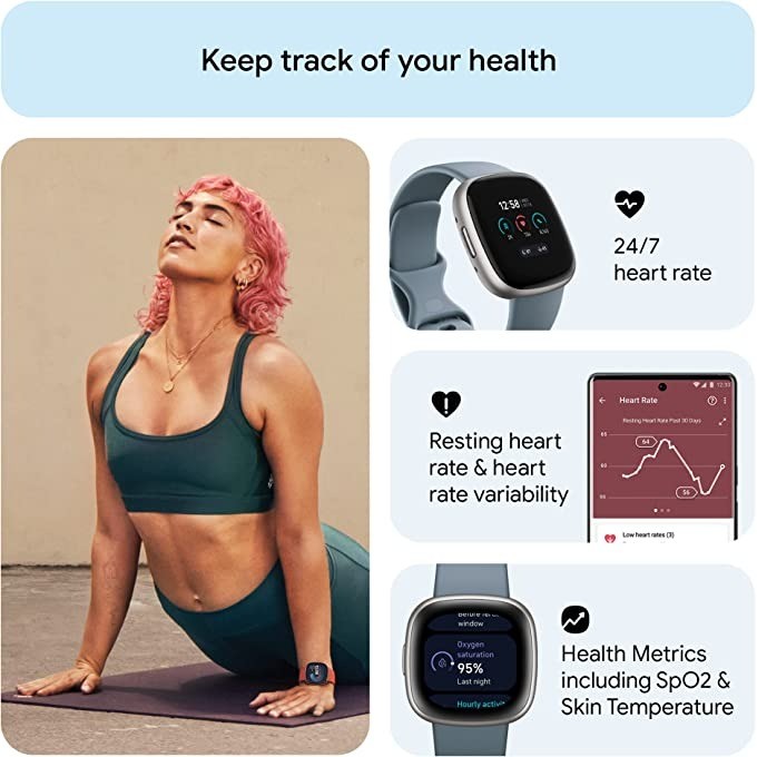 Fitbit Versa 4 스마트 시계 내장 GPS 활 - Smartwatch Touch 리뷰 및 가격