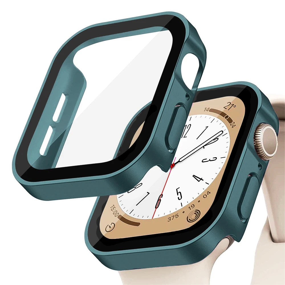 Apple Watch 케이스 시리즈 용 유리 + 커버  - Smartwatch Watch Accessories For Women 리뷰 및 가격
