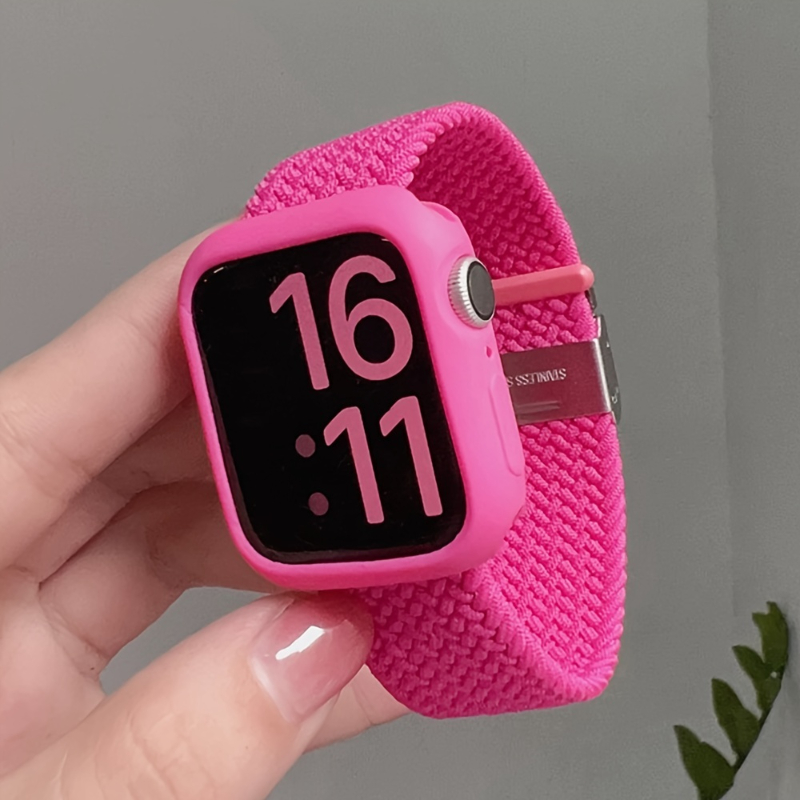 Apple Watch 11-10 용 실리콘 케이스 46 - Smartwatch Band Accessories 리뷰 및 가격