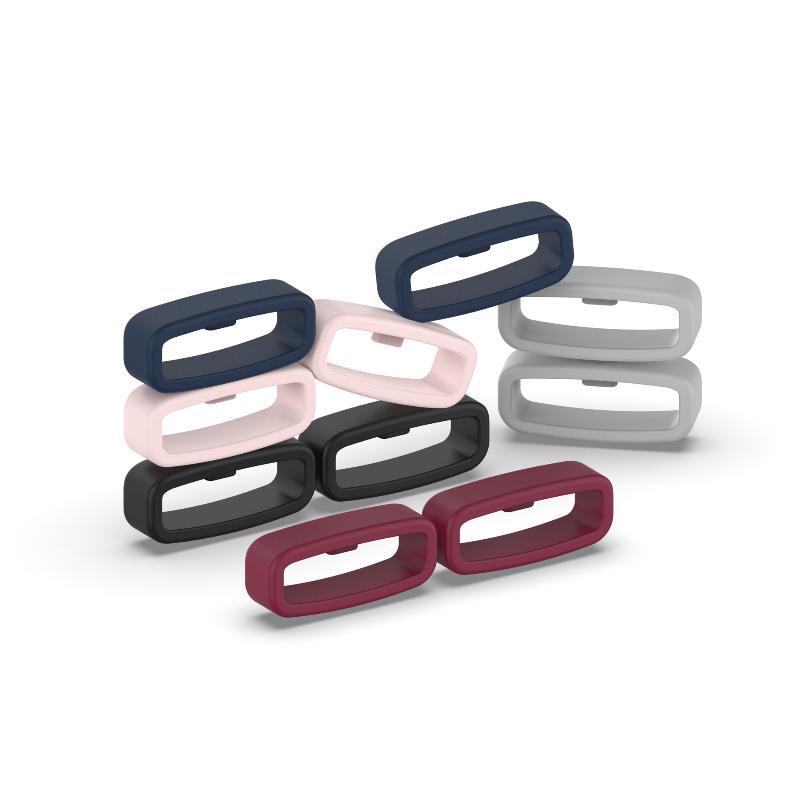 10Pcs 실리콘 시계 밴드 키퍼 홀더 루프 18mm  - Smartwatch Band Accessories 리뷰 및 가격