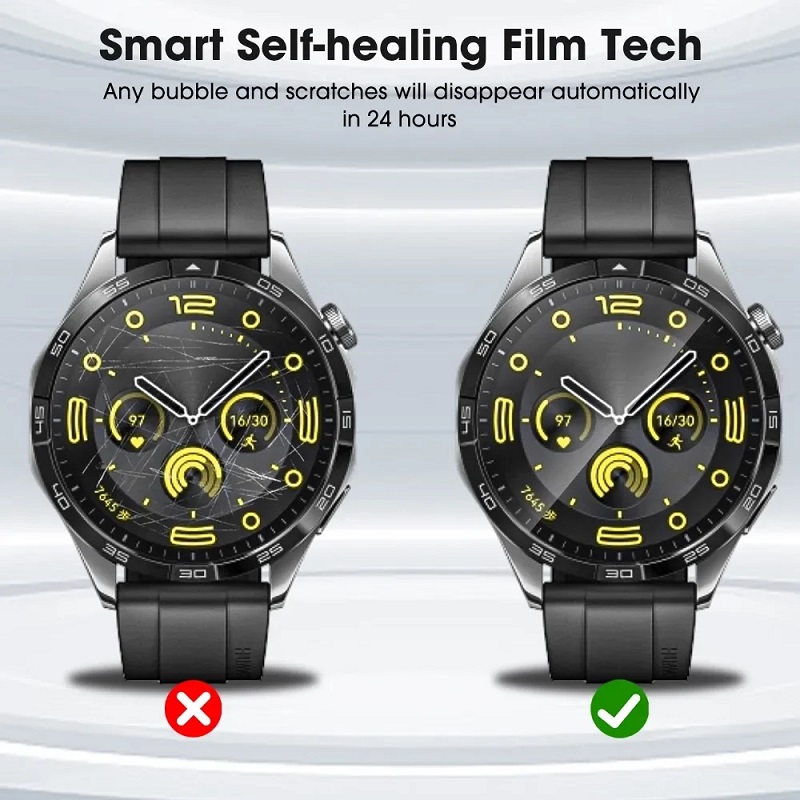 범용 원형 시계 직경 용 스마트 시계 하이드로 겔 필름 - Motorola Smartwatch Accessories 리뷰 및 가격