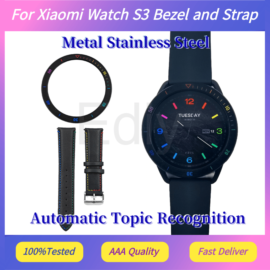 샤오미 워치 S3 베젤 및 스트랩 옐로우, 스케일이 있 - Xiaomi Smartwatch S3 Accessories 리뷰 및 가격