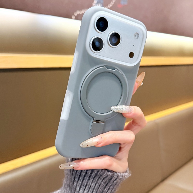럭셔리 컬러풀 젤리 메탈 링 스탠드 마그세이프 폰 케이 - Magnetic Charging Stand 리뷰 및 가격