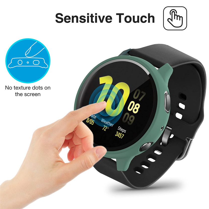 삼성 갤럭시 시계 활성 2에 대한 강화 유리 케이스 4 - Smartwatch Straps & Accessories 리뷰 및 가격