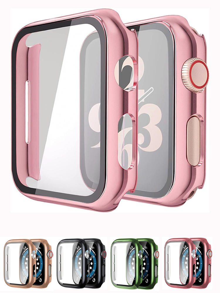 유리 + 케이스 Apple Watch 밴드 44mm 4 - Smartwatch Watch Accessories For Women 리뷰 및 가격