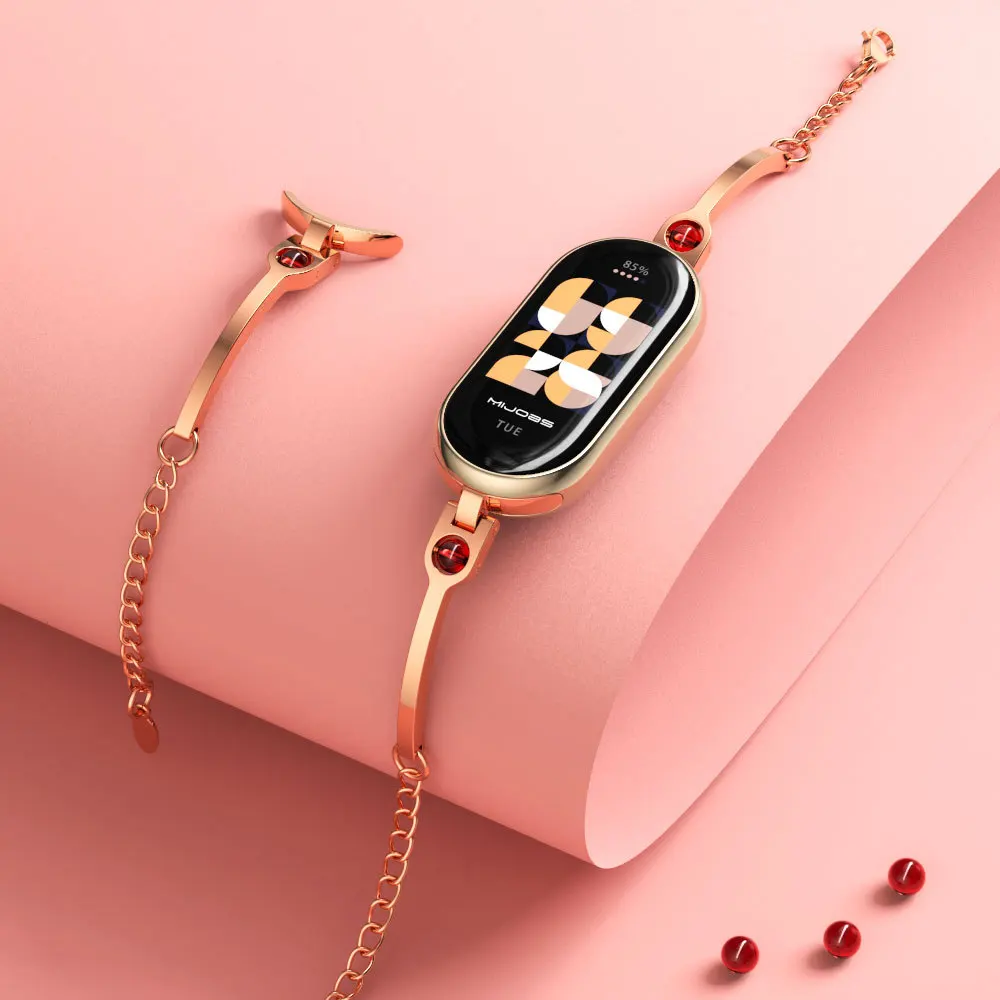 Xiaomi Mi Band 8용 스테인레스 스틸 교체  - Smartwatch Watch Accessories For Women 리뷰 및 가격