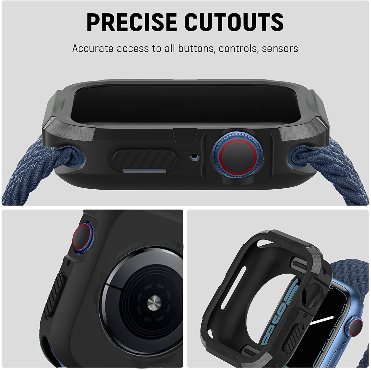 애플워치 케이스 44mm 40mm 45mm 41mm S - Smartwatch Band Accessories 리뷰 및 가격